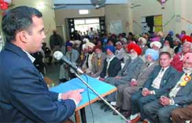 Pensioners Day was observed in the city on Monday. Deputy Commissioner KK Yadav  addresses Punjab Government Pensioners at Pensioners Bhawan.