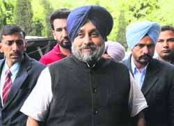 Dy CM Sukhbir Badal