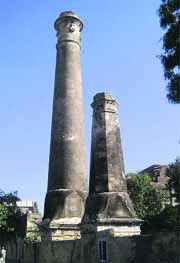 The chimneys of the Royal Foundry in Sangrur. 