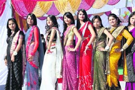 Class XII students of Doon Cambridge School at a function in Dehradun on Tuesday