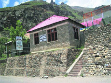 The Primary Health Centre at Sissu in Lahaul-Spiti district.