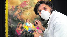 Conservation and restoration and is a specialised skill that aims to examine, document, treat and extend preventive care to art objects.