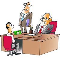 Well hire you as chief junior executive. Our firm is pioneering the concept of getting more from less.