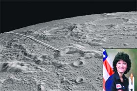 Moonstruck: A pair of NASA moon-mapping probes Ebb and Flow smashed themselves into a lunar mountain on Monday, ending a year-long mission