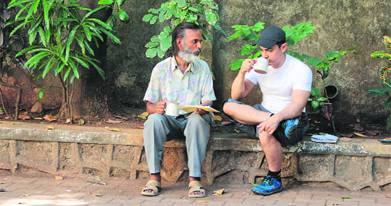 Aamir Khan with a fan