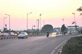 The Kalibari traffic light point, which is an accident-prone spot