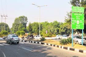 The sectors 18-21-19-20 roundabout which will be replaced with traffic lights