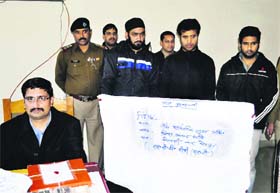 Three persons arrested for betting in a cricket match being presented by SSP Kewal Khurana in Dehradun on Sunday
