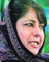 Mehbooba Mufti, PDP president