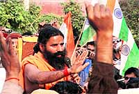 Yoga guru Baba Ramdev 
