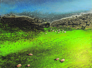 A painting by Pramod Arya