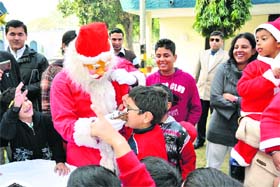 Christmas being celebrated at the Air Force station in Jammu on Tuesday
