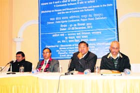 Officials and experts at a workshop in Dehradun on Thursday