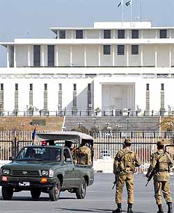 A view of the Pakistan National Assembly