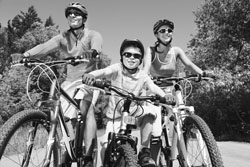 Studies have shown that exercises, including cycling, make us smarter. Shutterstock