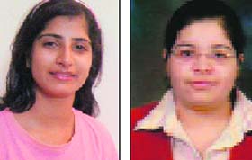 Lovepreet Kaur; (right) Meetan Preet