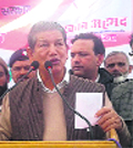 Union Minister of Water Resources Harish Rawat
