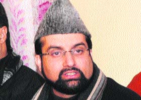 Mirwaiz Umar Farooq, chairman, moderate Hurriyat Conference