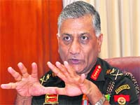 Fall from grace: Former Army Chief VK Singh raked a major controversy when he took the government to the SC in an age controversy