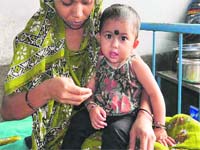 Polio free at last: Not a single polio case was reported in India in 2012. Rukhsar from West Bengal was the last case reported in 2011
