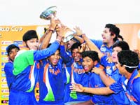 Teen time: The Indian team won the Under-19 cricket World Cup. The young squad beat Australia in the finals Down Under