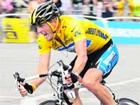 Doping shame: Cyclist Lance Armstrong was exposed as a drugs cheat and his seven Tour de France titles were taken away