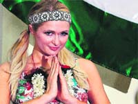 An evening with Paris: Socialite and style diva Paris Hilton took up the role of a DJ at India Resort Fashion Week