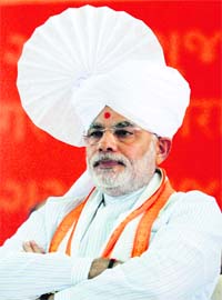 Modi magic: Narendra Modis convincing win in the Assembly polls established his supremacy in Gujarat and silenced his detractors, both within and outside the BJP