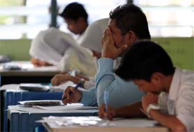 In its present form, this particular examination has become a way of keeping a majority of the aspirants out of the charmed circle
