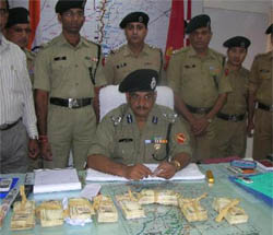 Fake Indian currency worth Rs 46 lakh was seized.