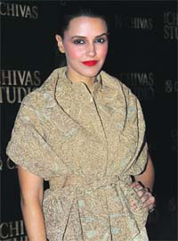 Decking up: Neha Dhupia
