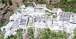 The Vaishno Devi shrine area