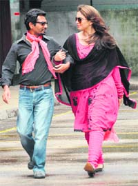 Nawazuddin Siddiqui with Huma Qureshi