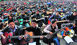 Musicians pay tribute to the Delhi gang-rape victim in Darjeeling on Thursday
