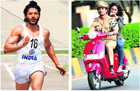 Farhan Akhtar and Shahid Kapoor are all set to entertain in Bhaag Milkha Bhaag and Phata Poster Nikla Hero, respectively