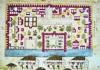 A view of the Port of Surat. By an Indian artist; ca. 1670. The Khalili Collection
