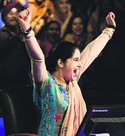 LUCKY CHARM: Sunmeet Kaur