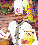 Chef Biswajit Haldar has come up with his own replacement for ajinomoto, an ingredient used in Chinese food. Photo: Sameer Sehgal