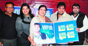 Vipul Mehta, winner of the Indian Idol 6, releases his debut album in Amritsar on Friday. 