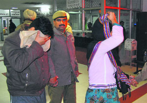 A file photo of the accused couple.