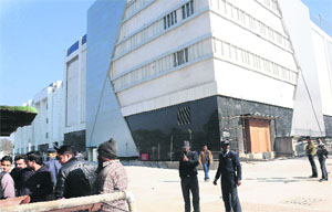 The L&T mall in the Industrial Area, Chandigarh, where a mishap took place.