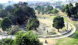 Nehru Garden was renovated by the Municipal contractors which was hanging in balance for the past three years. Now, the MC has roped in its own gardeners and labourers for its upkeep