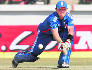 Ian Bell (85) led Englands charge against hosts India in the first ODI at Rajkot on Friday. 
