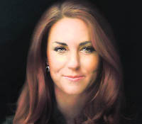 HRH The Duchess of Cambridge, the first official portrait of Britain's Duchess Kate Middleton, by Glasgow-born artist Paul Emsley, unveiled at the National Portrait Gallery in London on Friday.
