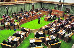 The last day of the winter session of the Assembly in progress in Dharamsala on Friday. 