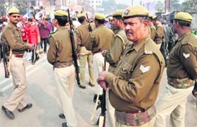 10,000: Personnel of the ITBP, CRPF and state police on duty