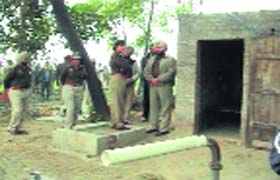 The room at Brahmanmajra village where the 18-year-old victim was gangraped