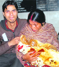 Parents of a newborn, who they alleged died due to negligence of doctors in a hospital in Chandigarh 