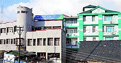 The Kangra Central Cooperative Bank building in Dharamsala