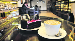 A view of a cafe in Ludhiana. 